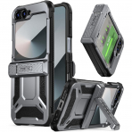 Poetic Spartan Galaxy Z Flip 6 Klf (MIL-STD-810G)-Metallic Gun Metal 