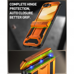 Poetic Spartan Galaxy Z Flip 6 Klf (MIL-STD-810G)-Metallic Orange