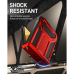 Poetic Spartan Galaxy Z Flip 6 Klf (MIL-STD-810G)-Metallic Red