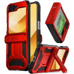 Poetic Spartan Galaxy Z Flip 6 Klf (MIL-STD-810G)-Metallic Red
