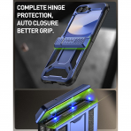 Poetic Spartan Galaxy Z Flip 6 Klf (MIL-STD-810G)-Midnight Blue