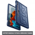 Poetic TurtleSkin Serisi Silikon Samsung Galaxy Tab S8 Klf-Navy Blue