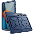 Poetic TurtleSkin Serisi Silikon Samsung Galaxy Tab S8 Klf-Navy Blue