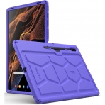 Poetic TurtleSkin Serisi Silikon Samsung Galaxy Tab S8 Ultra Klf-Purple