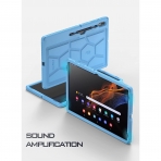 Poetic TurtleSkin Serisi Silikon Samsung Galaxy Tab S8 Ultra Klf-SkyBlue