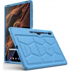 Poetic TurtleSkin Serisi Silikon Samsung Galaxy Tab S8 Ultra Klf-SkyBlue