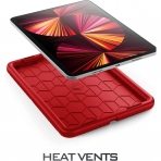 Poetic TurtleSkin Serisi Silikon iPad Pro 11 in Klf (4.Nesil)-Red