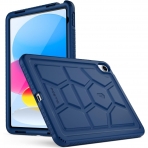 Poetic TurtleSkin Serisi Silikon iPad 10.Nesil Klf (10.9 in)-Navy Blue