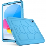 Poetic TurtleSkin Serisi Silikon iPad 10.Nesil Klf (10.9 in)-SkyBlue