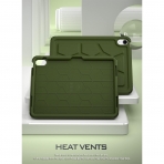Poetic TurtleSkin Serisi Silikon iPad 10.Nesil Klf (10.9 in)-Military Green