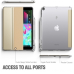 Poetic iPad Lumos X Serisi Kalem Blmeli Klf (9.7 in)-Gold