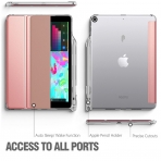 Poetic iPad Lumos X Serisi Kalem Blmeli Klf (9.7 in)-Rose Gold