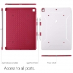 Poetic iPad Pro Quarterback Klf (12.9 in)-White Dark Red