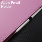 Poetic iPad Pro Deri Stand Klf (12.9 in)-Pink