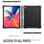 Poetic iPad Pro TurtleSkin Serisi Klf (12.9 in) (2018)-Black