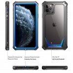 Poetic iPhone 11 Pro Guardian Serisi Klf (MIL-STD 810G)-Blue