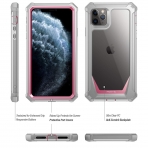 Poetic iPhone 11 Pro Guardian Serisi Klf (MIL-STD 810G)-Pink