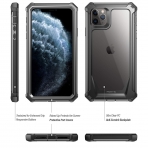 Poetic iPhone 11 Pro Max Guardian Serisi Klf (MIL-STD 810G)-Black