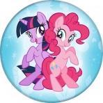 PopSockets My Little Pony Serisi Telefon ve Tablet in Stand ve Tutucu-Twilight Sparkle Pinkie Pie