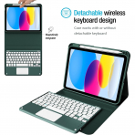 ProCase Apple iPad 11.Nesil Klavyeli Klf (11 in)-Midnight Green