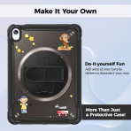 ProCase Apple iPad A16 Kickstandl Klf (11 in)-Black 