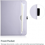 ProCase Apple iPad A16 Deri Klf (11 in)-Lightpurple