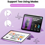 INFILAND Parlak iPad Air M2 Klf (11/10.9 in)-Purple