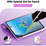 INFILAND Parlak iPad Air M2 Klf (11/10.9 in)-Purple