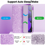 INFILAND Parlak iPad Air M2 Klf (11/10.9 in)-Purple