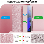 INFILAND Parlak iPad Air M2 Klf (11/10.9 in)-Rose Gold