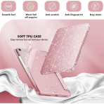 INFILAND Parlak iPad Air M2 Klf (11/10.9 in)-Rose Gold