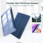 ProCase Smart Folio iPad Air M2 Klf (13 in)-Navy Blue