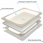 ProCase MacBook Air Standl Koruyucu Klf (13 in)(M1)-Khaki