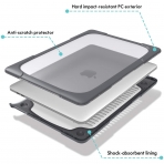 ProCase MacBook Air Standl Koruyucu Klf (13 in)(M1)-Grey