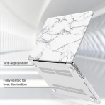 ProCase MacBook Pro nce Koruyucu Sert Klf (14 in)-Whitemarble