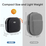 ProCase Me ta Quest 3/2 Tama antas-Black