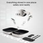 ProCase Me ta Quest 3/2 Tama antas-Grey