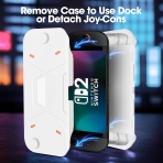 ProCase Nintendo Switch 2 Tama antas -White