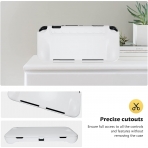 ProCase Nintendo Switch OLED in Klf ve Temperli Cam Ekran Koruyucu-White