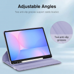 Fintie Samsung Galaxy Tab S10 FE Rotating Klf-Lilac Marble 