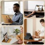 MoKo Samsung Galaxy Tab S11 Standl Klf -Black Brown