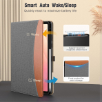 MoKo Samsung Galaxy Tab S11 Standl Klf -Grey Brown