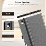 MoKo Samsung Galaxy Tab S11 Standl Klf -Grey Brown