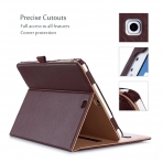 ProCase Samsung Galaxy Tab S2 Stand Klf (9.7 in)-Brown