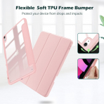 ProCase Smart Folio iPad Air M2 Klf (11 in)-Pink