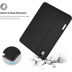 ProCase iPad Air Kalem Blmeli Klf (10.9/11 in)-Black