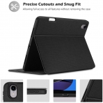 ProCase iPad Air Kalem Blmeli Klf (10.9/11 in)-Black