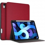 ProCase iPad Air Kalem Blmeli Klf (10.9/11 in)-Red