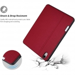 ProCase  iPad Air 4 Kalem Blmeli Klf (10.9 in)-Red