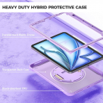 ProCase iPad Air M2/M3 ocuklar in Klf (11 in)-Purple